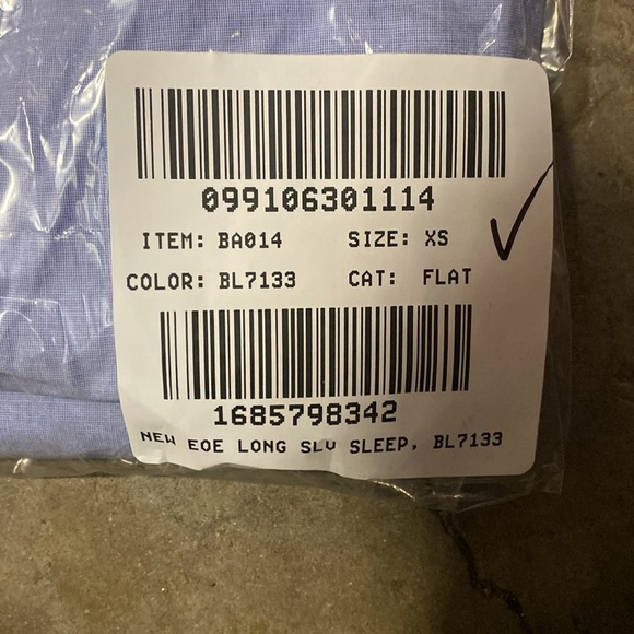 J Crew End-on-end cotton long-sleeve pajama set BA014 - Picture 6 of 6